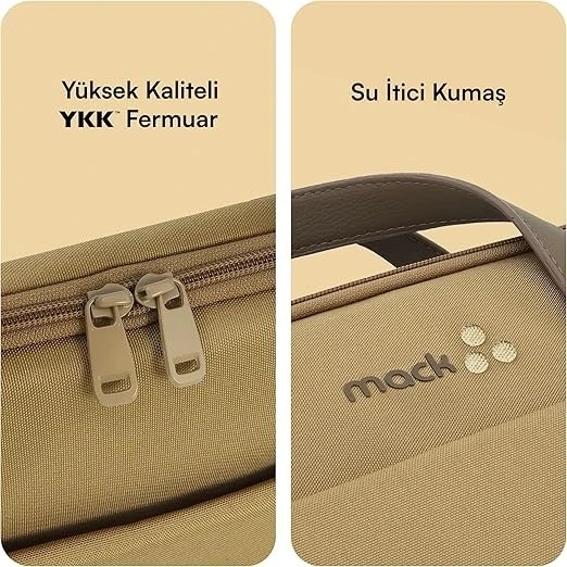 Mack Mce-1513 15.6 Nova Eco Notebook Çantası Camel Ununamck0029 Renkli - Resim 3