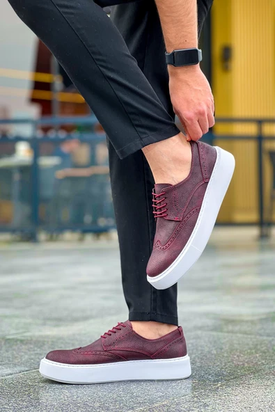 CH149 - CBT Changer Over Erkek Ayakkabı BORDO - Resim 5