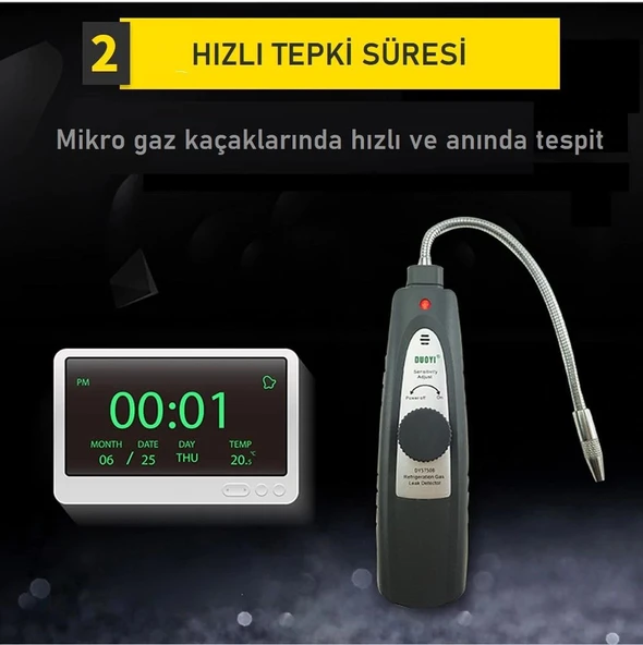 DUOYİ DY5750B REFRİGERANT GAS LEAK DETECTOR - 4