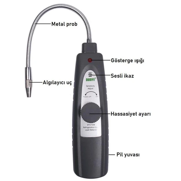 DUOYİ DY5750B REFRİGERANT GAS LEAK DETECTOR - 7
