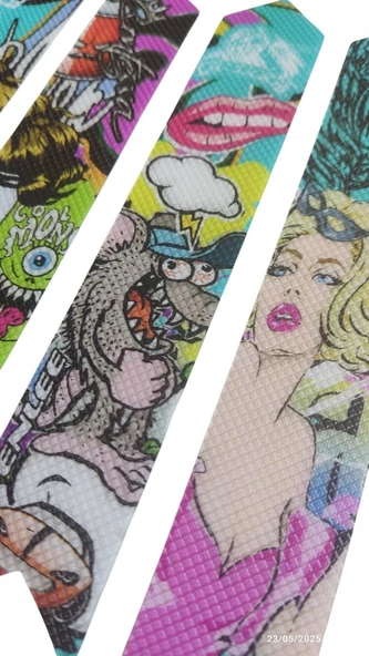 ENLEE Bisiklet Kadro Koruma Etiket Seti Darbelere Aşınmalara Karşı Korur Kadın Tasarım Renkli - Resim 3