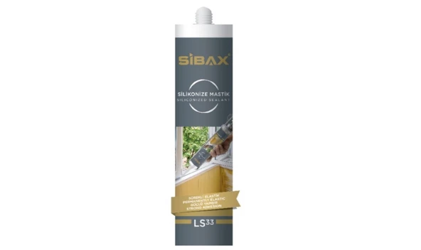 Sibax Ls33 Silikonize Mastik Beyaz 310 ml ürün görseli