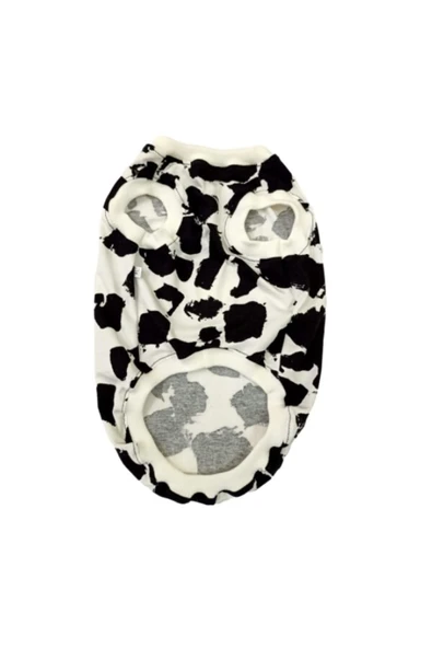 Gobo Siyah Boya Desenli Kedi Köpek Kıyafeti Elbisesi Small/s/beden 1 ürün görseli 1