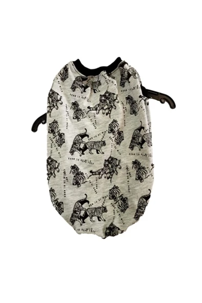 Gobo Kaplan Desenli Kedi Köpek Kıyafeti Elbisesi Xxlarge/xxl/beden 5 - Resim 2