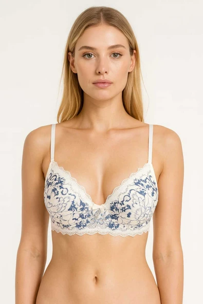 STORMED Dantel Detaylı Destekli Push-up Sütyen 490 ürün görseli 1