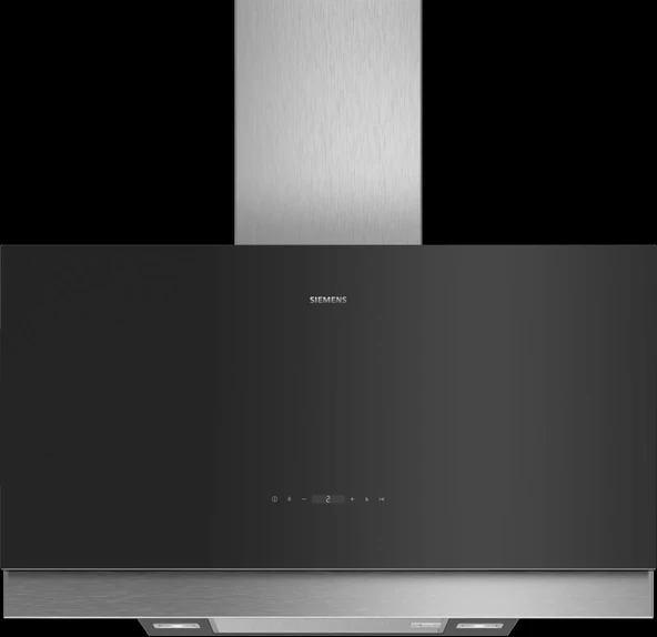 Siemens LC97FQP60 iQ500 Duvar Tipi Davlumbaz 90 cm Siyah Cam ürün görseli