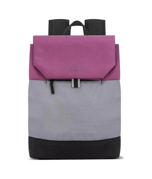 Mack Mce-1303 14.1" Zen Eco Günlük Sırt Çantası Bordo Gri ürün görseli