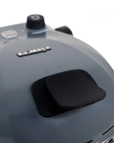 Dr.Maya Pro+ Çok Amaçlı Elektrikli Taş Fırın Tandır ve Ekmek Yapma Makinesi Antrasit - Pizza Lahmacun Ekmek - Resim 6