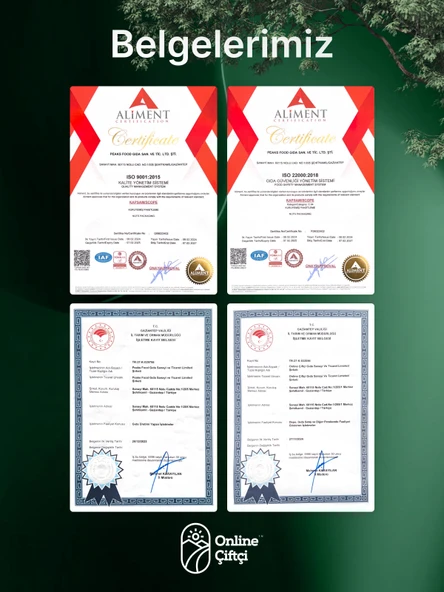 İzmir Üzümü 500Gr ve Dağlı Sarı Leblebi 5×100Gr İkili Set - Resim 5