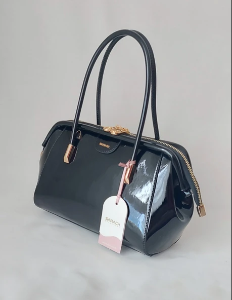 261SV826 Model Sarach Marka Siyah Renk Rugan El ve Omuz Çantası - 2