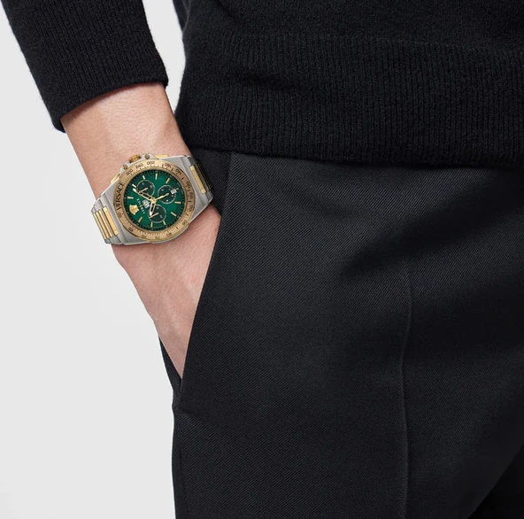 Versace VRSCVE7H00523 Erkek Kol Saati - Resim 5