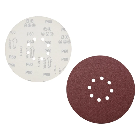 Fixonic Valiente VAL15101 225mm P60 (60 Kum) Delikli Cırt Zımpara (100 Adet) ürün görseli 1