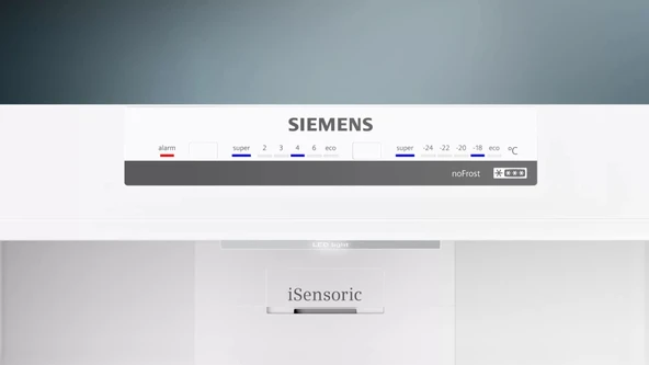 Siemens KG76NVWF0N iQ300 Alttan Donduruculu Buzdolabı 186 x 75 cm Beyaz - Resim 4