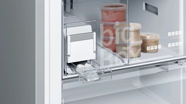 Siemens KG76NAIF0N iQ500 Alttan Donduruculu Buzdolabı 186 x 75 cm Kolay temizlenebilir Inox - 7