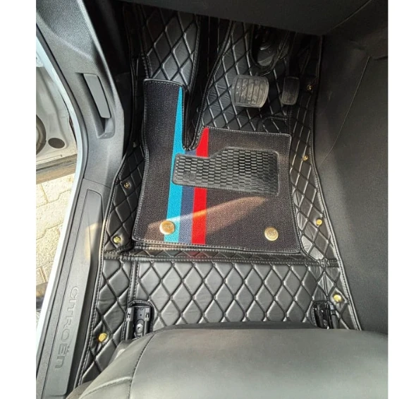 Citroen c5 Aircross Aracına Özel 8d Çift Katmanlı Havuzlu Paspas Takımı - Resim 2