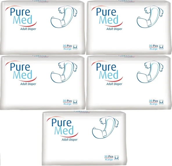 Puremed Hasta Bezi Bel Bantlı Tekstil Yüzey XL Extra Large 150 Adet ürün görseli 1