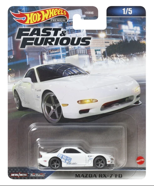 Hot Wheels Fast & Furious Premium Arabalar Mazda Rx-7 Fd HKD22