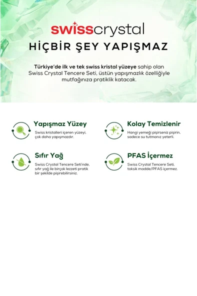 Karaca X Refika Birgül Swiss Crystal 7 Parça Tencere Seti Creamy - 5