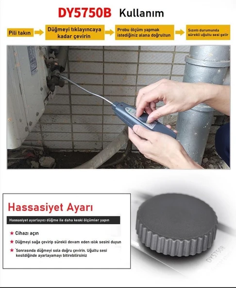 DUOYİ DY5750B REFRİGERANT GAS LEAK DETECTOR - 8