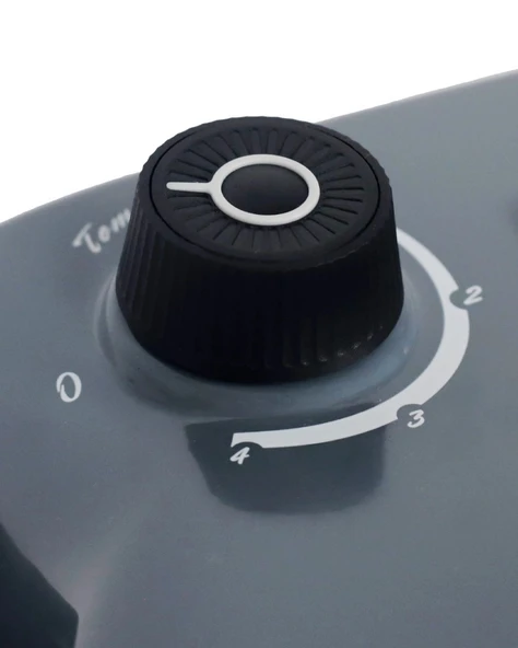 Dr.Maya Pro+ Çok Amaçlı Elektrikli Taş Fırın Tandır ve Ekmek Yapma Makinesi Antrasit - Pizza Lahmacun Ekmek - Resim 8