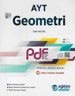 AYT Geometri Güncel PDF Planlı Ders Föyü Eğitim Vadisi ürün görseli