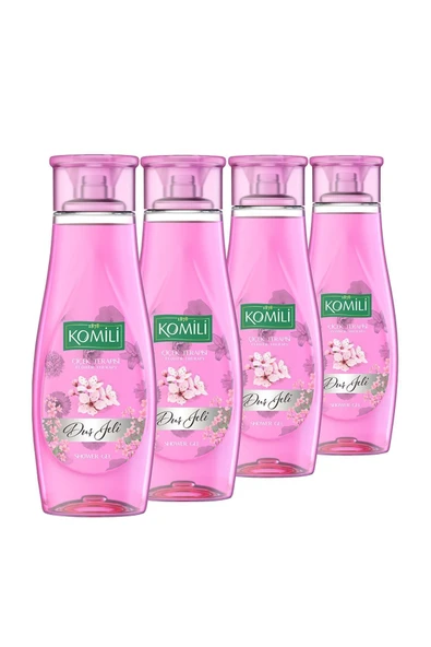 Komili Çiçek Terapisi Vegan Duş Jeli 4'lü Set - Bahar Çiçekleri Kokulu - 4 X 500 ML - Resim 2