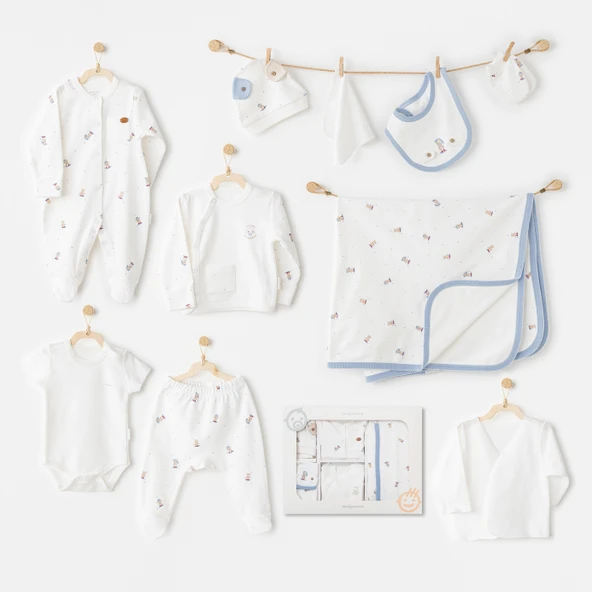 Erkek Bebek Hastane Çıkışı 10 Parça AC26071 ürün görseli