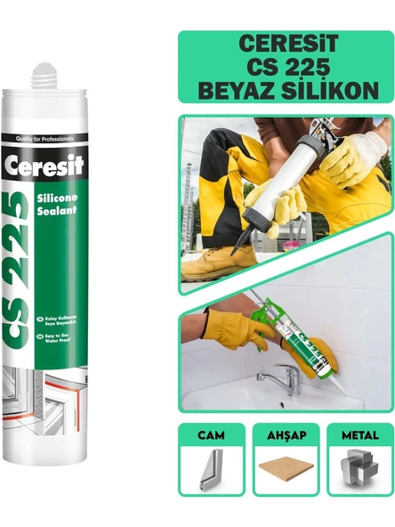 Ceresit Cs225 Beyaz Silikon 280 gr - Resim 2