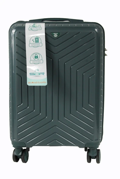 Metropolitan SDR 103 PP Valiz Seti - Büyük + Orta + Kabin Boy - Petrol Yeşili - 4