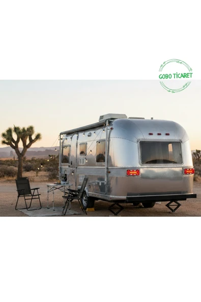 Gobo Universal 2'li Set Led Stop Lambası Kayar Sinyalli Karavan Dorse Tır Kamyon Kamyonet 12x24 Volt ürün görseli 1