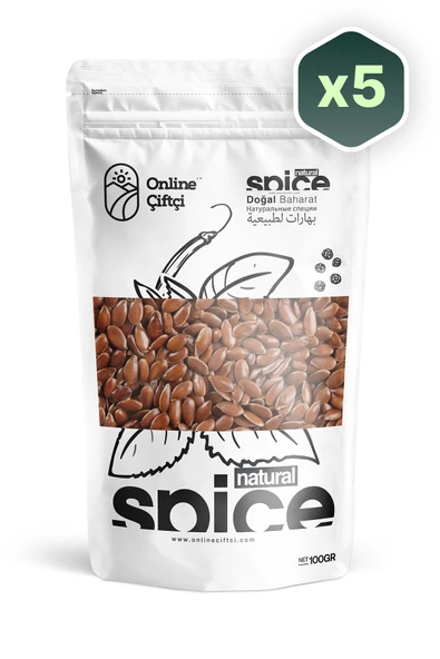 Online Çiftçi Keten Tohumu 5x100Gr