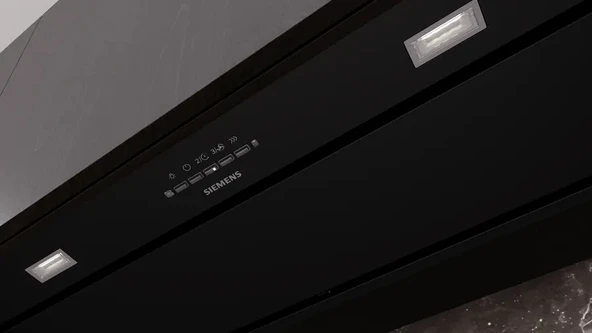 Siemens LB88NPC60 iQ700 Gömme Aspiratör 86 cm Siyah - Resim 4