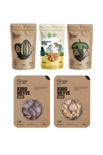 Online Çiftçi Sağlıklı Atıştırmalık Seti Net 1.8 KG ürün görseli 1