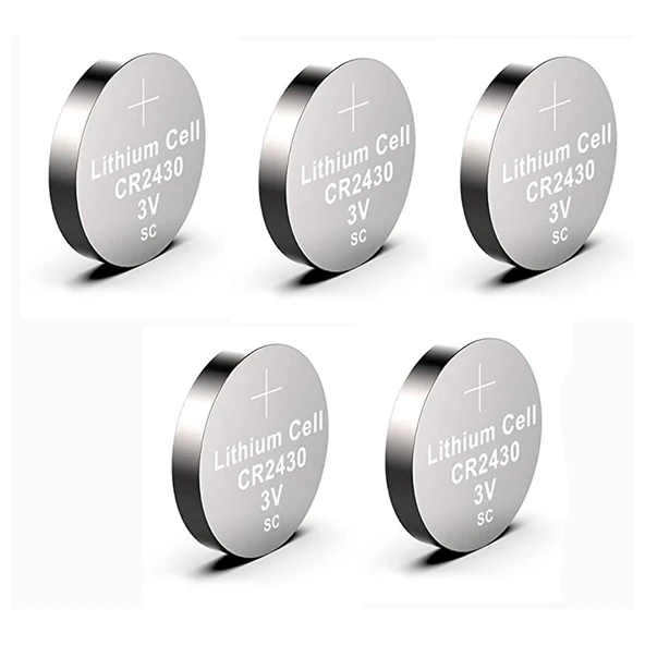 Yuma CR2430 Süper Lityum 3V 5’li Kart Düğme Pil ürün görseli 1