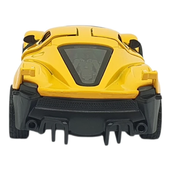Çek Bırak Metal Arabalar 13 cm - SR2212- Sarı - 7