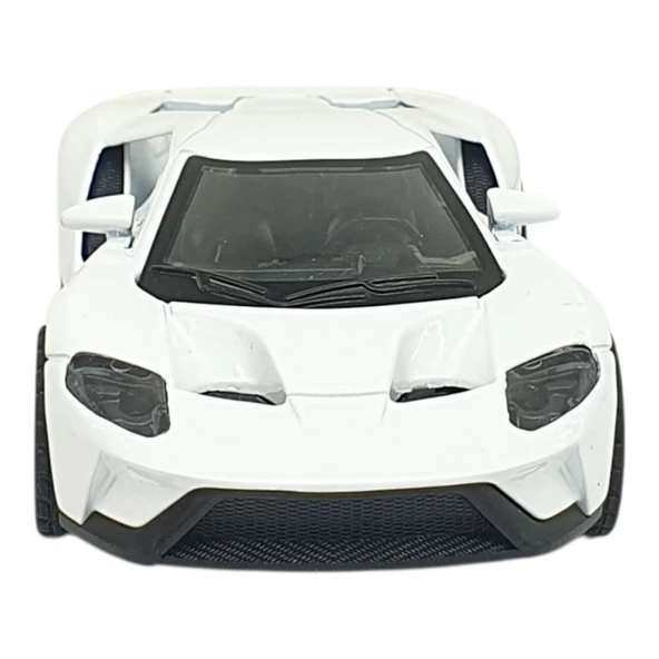 Çek Bırak Metal Arabalar 13 cm - SR2211- Beyaz - Resim 6