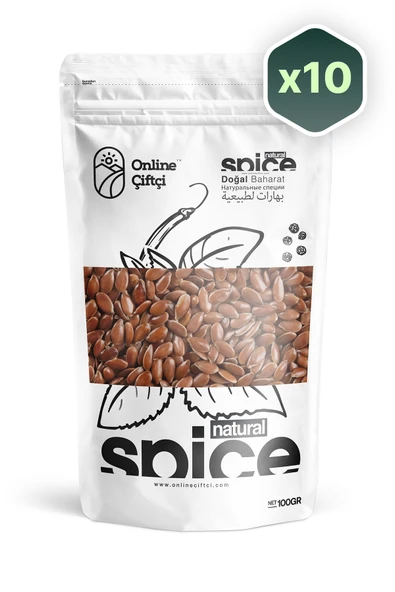 Online Çiftçi Keten Tohumu 10x100Gr