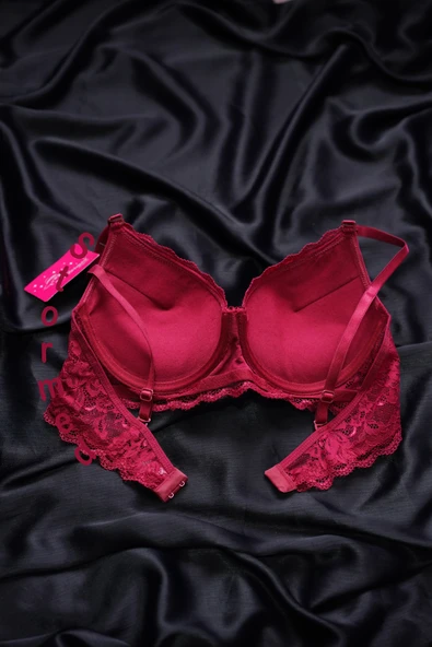 STORMED Dantel Detaylı Destekli Push-Up Sütyen 170 - Resim 7