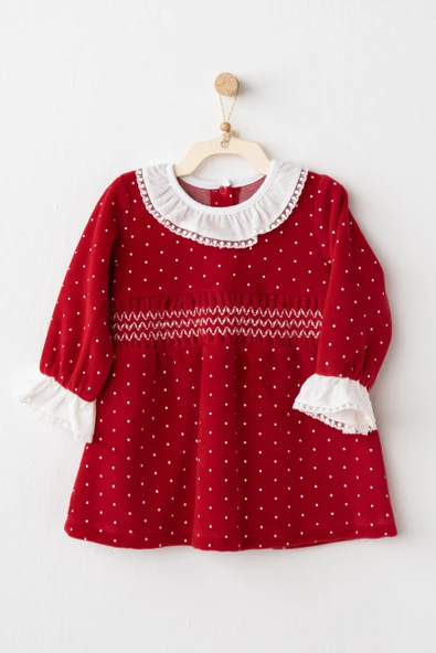 Kız Bebek Elbise Takım Dress Band Set Party AC26315 ürün görseli