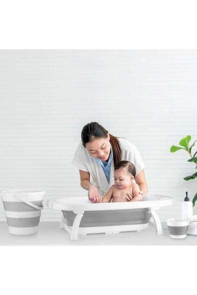 Bebeck Katlanabilir Banyo Seti 3LÜ Set - Resim 8