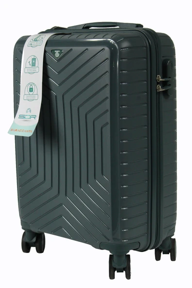 Metropolitan SDR 103 PP Valiz Seti - Büyük + Orta + Kabin Boy - Petrol Yeşili - 3