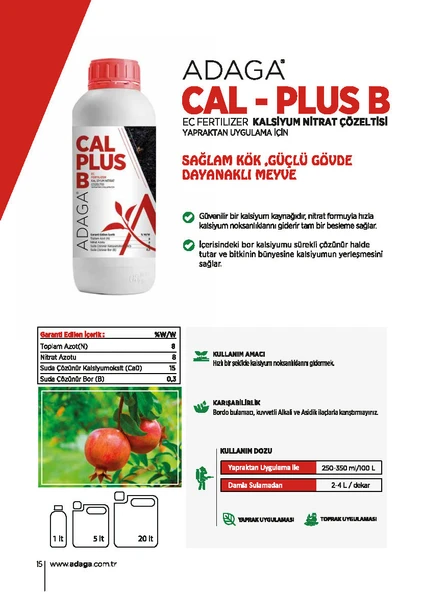 ADAGA  Cal-plus B - 20 Litre - 2