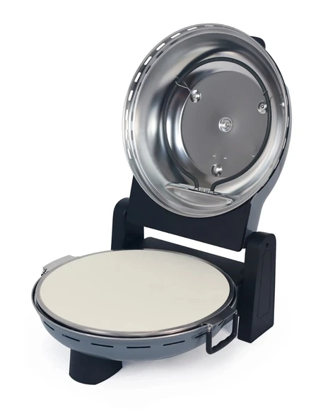 Dr.Maya Pro+ Çok Amaçlı Elektrikli Taş Fırın Tandır ve Ekmek Yapma Makinesi Antrasit - Pizza Lahmacun Ekmek - Resim 4