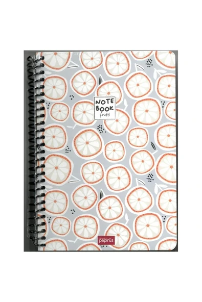 Colornote Papirüs PAPİRÜS FRUTTİ SERT KAPAK SPİRALLİ 16X23 120YP. ÇİZGİSİZ DEFTER - 2