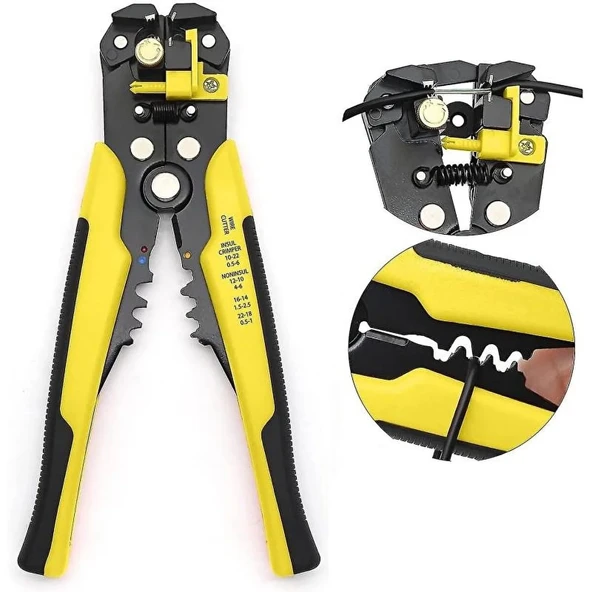 Ecole Otomatik Kablo Sıyırma Pensesi Sıyırıcı 200mm 8" - Resim 2