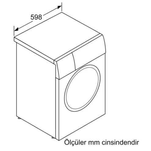 Siemens WG54B2A1TR Tam otomatik çamaşır Makinesi - 4