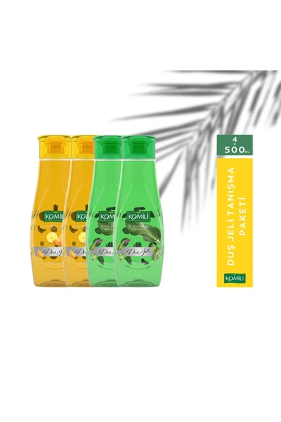 Komili 2X Egzotik Meyveler 2X Orman Esintisi Duş Jeli 4x500 ml ürün görseli