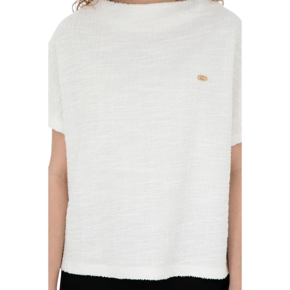 Kadın Bisiklet Yaka T-shirt - 2