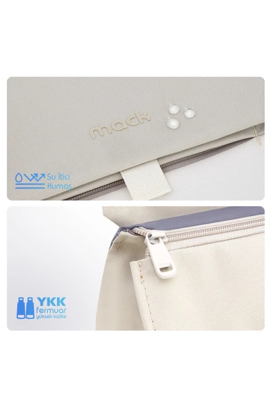 MCE-1305 14.1" ZEN Eco Günlük Sırt Çantası Bej - Resim 4