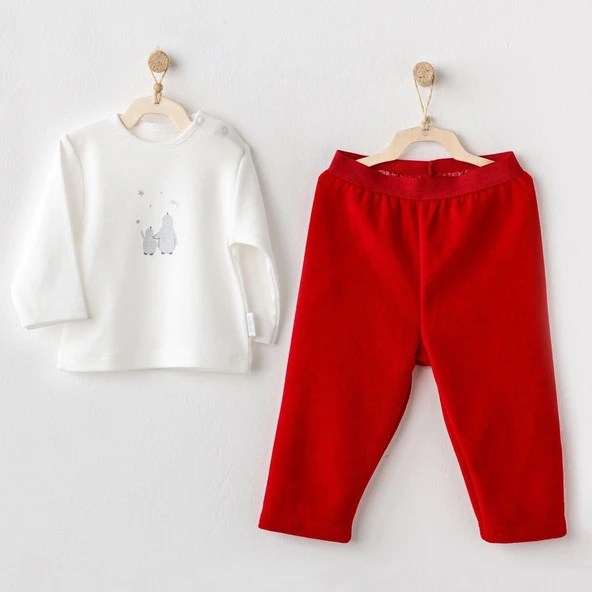 Kız Bebek Takım 2 Parça Set Happy Newyear AC25103 ürün görseli